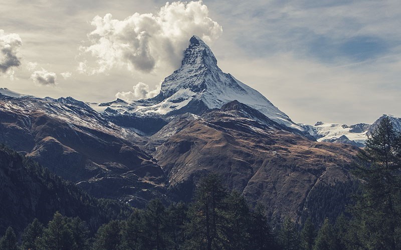 The mountain
